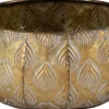 Mega Collections bloempot Emir goud D 34 H 16 cm