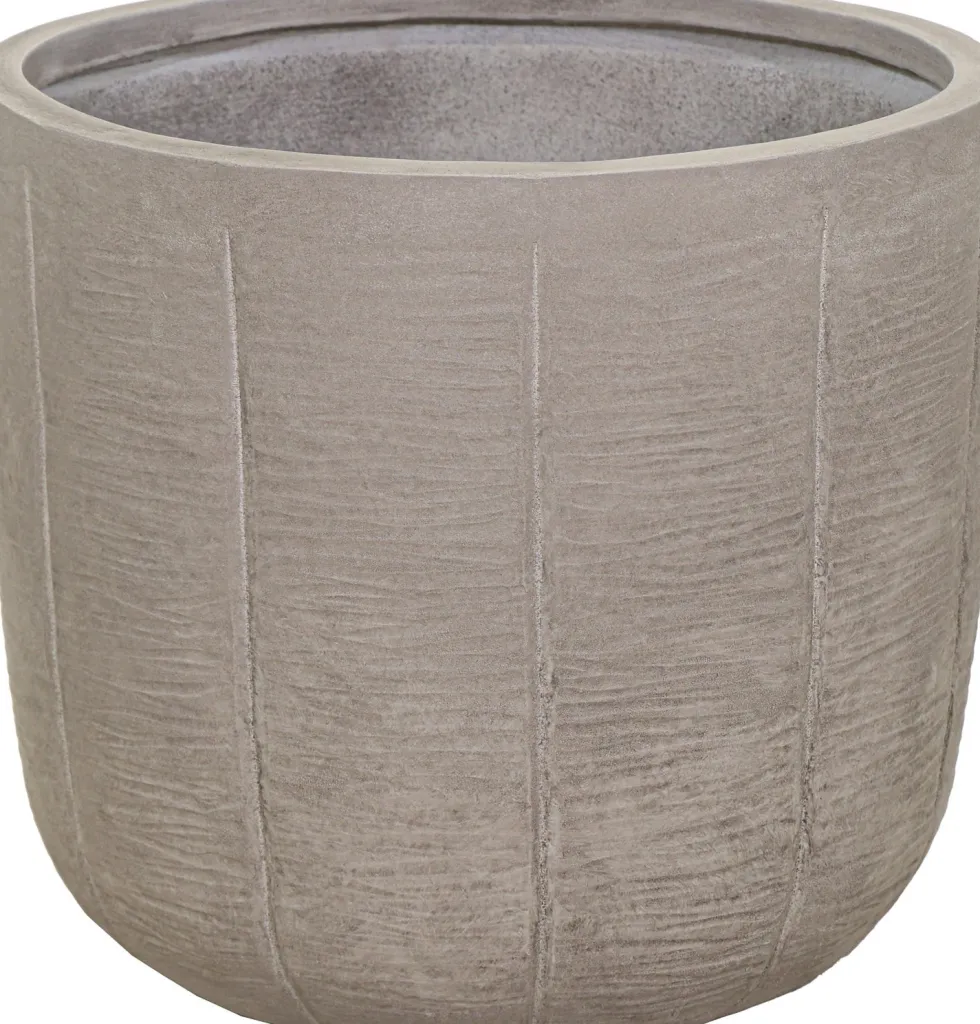 Mega Collections bloempot Faya bruin D 32 H 31 cm