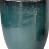 Mega Collections bloempot Genta groen D 35 H 44 cm