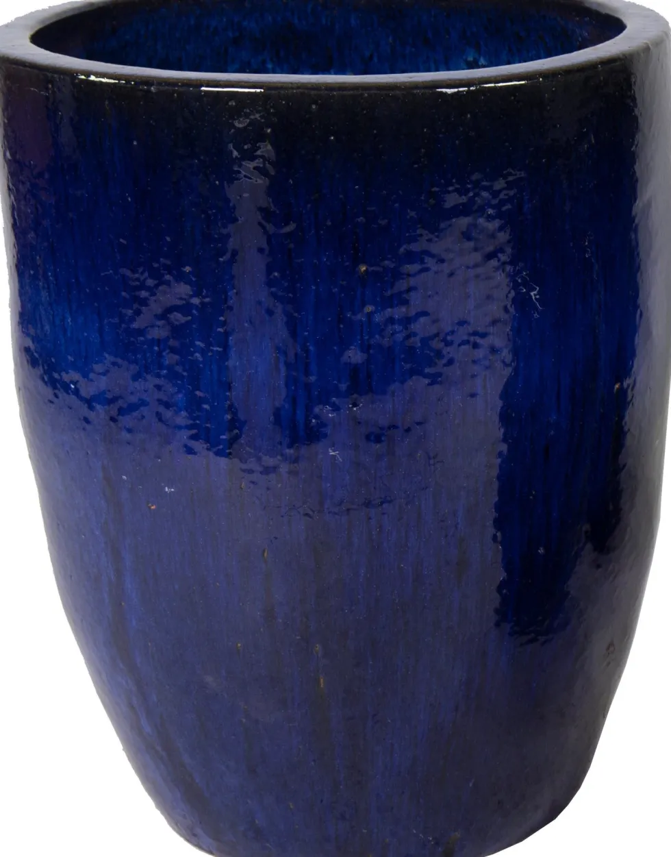 Mega Collections bloempot Genta blauw D 35 H 44 cm