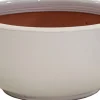 Mega Collections bloempot Glazed wit D 48 H 24 cm