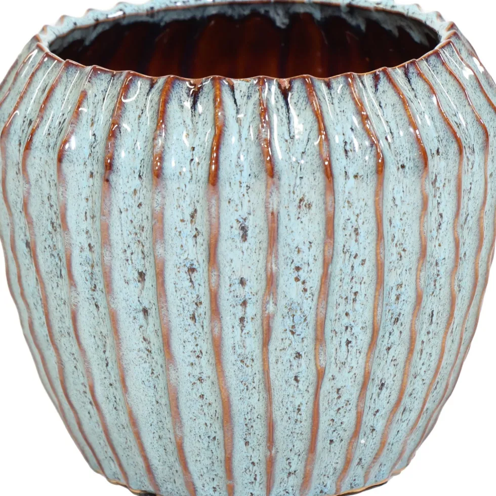 Mega Collections bloempot Ide groen D 19 H 16 cm