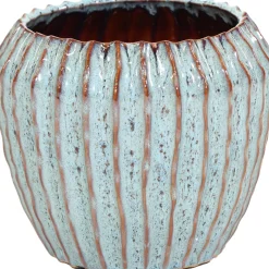 Mega Collections bloempot Ide groen D 21 H 18 cm
