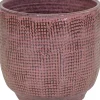 Mega Collections bloempot op voet Bohemian roze D 30 H 29 cm