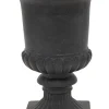 Mega Collections bloempot op voet Sio antraciet D 50 H 68 cm