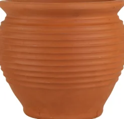 Mega Collections bloempot Sparta terracotta D 31,5 H 28 cm