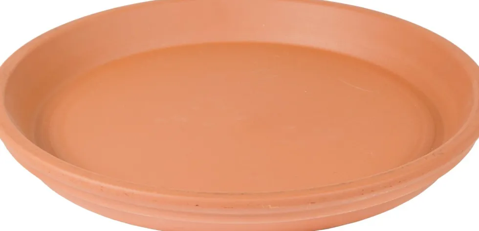 Mega Collections bloempot Sparta bruin D 11,5 H 1,5 cm