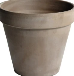 Mega Collections bloempot Vaso bruin D 27 H 24,5 cm