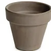 Mega Collections bloempot Vaso bruin D 17,1 H 14,9 cm