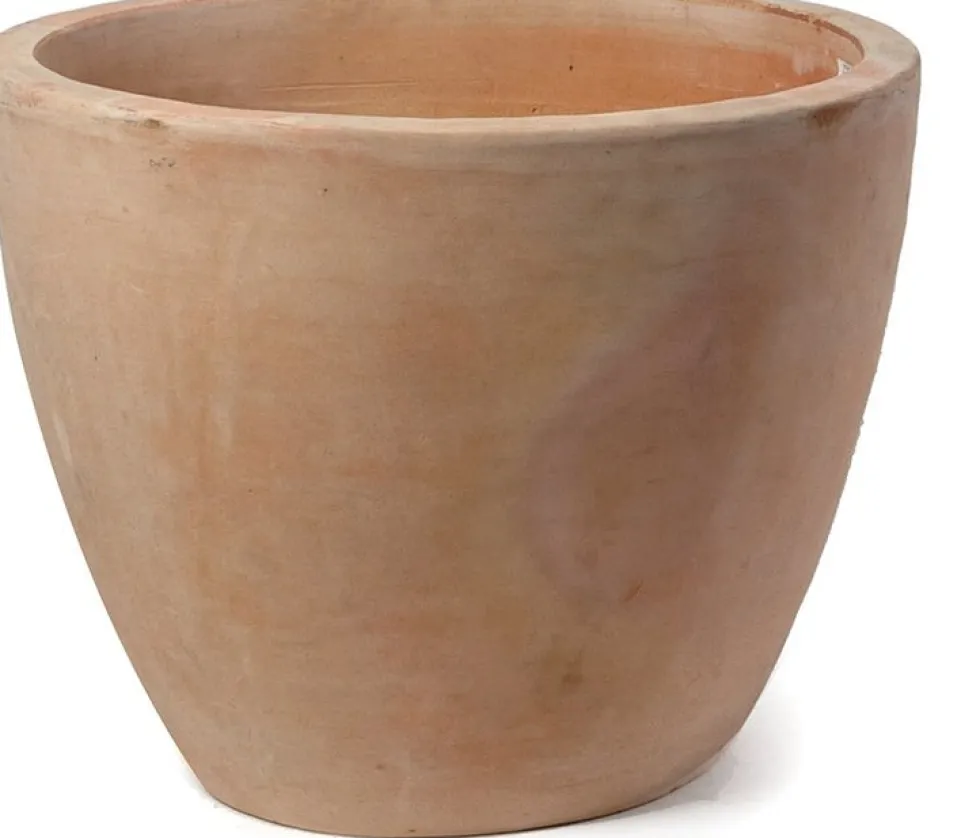 Mega Collections bloempot Whitewash terracotta D 25 H 22 cm