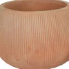 Mega Collections bloempot Whitewash terracotta D 40 H 32 cm