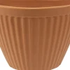 Mega Collections muur bloempot Pareda terracotta 25 x 15 x 17,5 cm