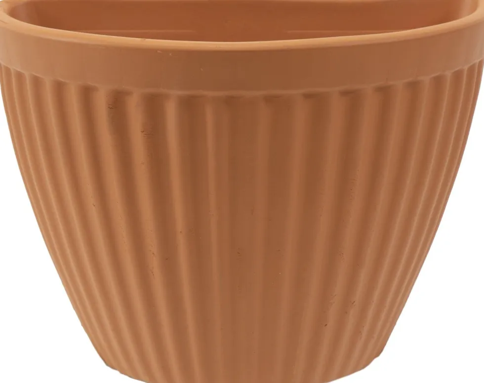Mega Collections muur bloempot Pareda terracotta 30 x 18,5 x 21 cm