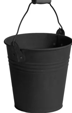Mega Collections plantenemmer Vintage zwart D 16 H 14 cm