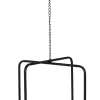 Mega Collections plantenhanger Eton zwart 35 x 35 x 108 cm