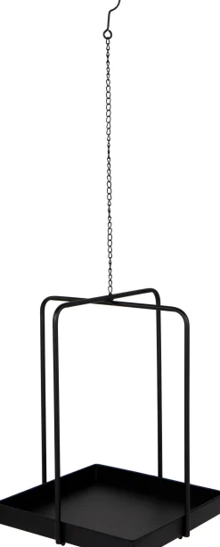 Mega Collections plantenhanger Eton zwart 35 x 35 x 108 cm