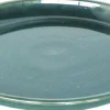 Mega Collections plantenschotel Glazed groen D 24 H 3,5 cm