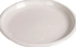Mega Collections plantenschotel Glazed wit D 34 H 4 cm