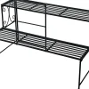 Mega Collections plantenstandaard Luto zwart 74 x 40 x 41 cm