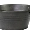 Mega Collections plantenteil Kunia zwart D 26 H 12,5 cm
