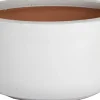 Mega Collections schaal glazuur D 21 cm wit