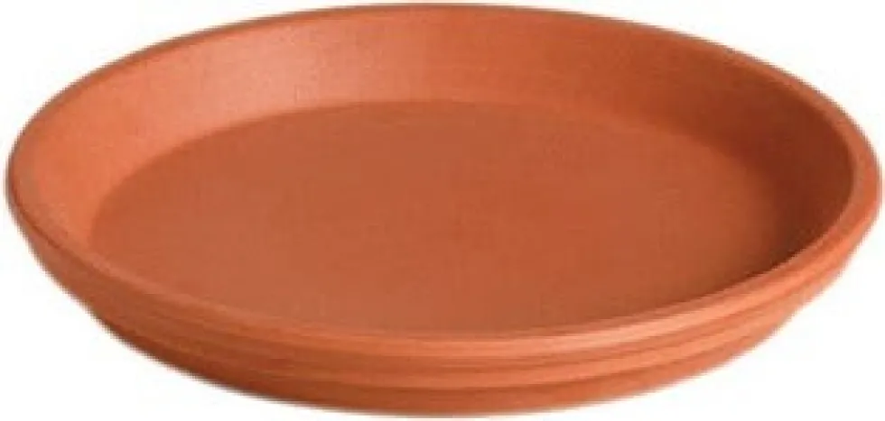Mega Collections schotel waterresistent D 19 cm terracotta
