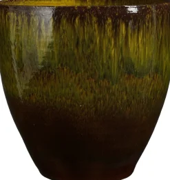Mica Decorations bloempot Abruzzo groen D 47 H 46 cm