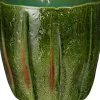 Mica Decorations bloempot Afredo groen D 26 H 25 cm