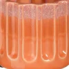 Mica Decorations bloempot Aivy oranje D 10 H 9,5 cm