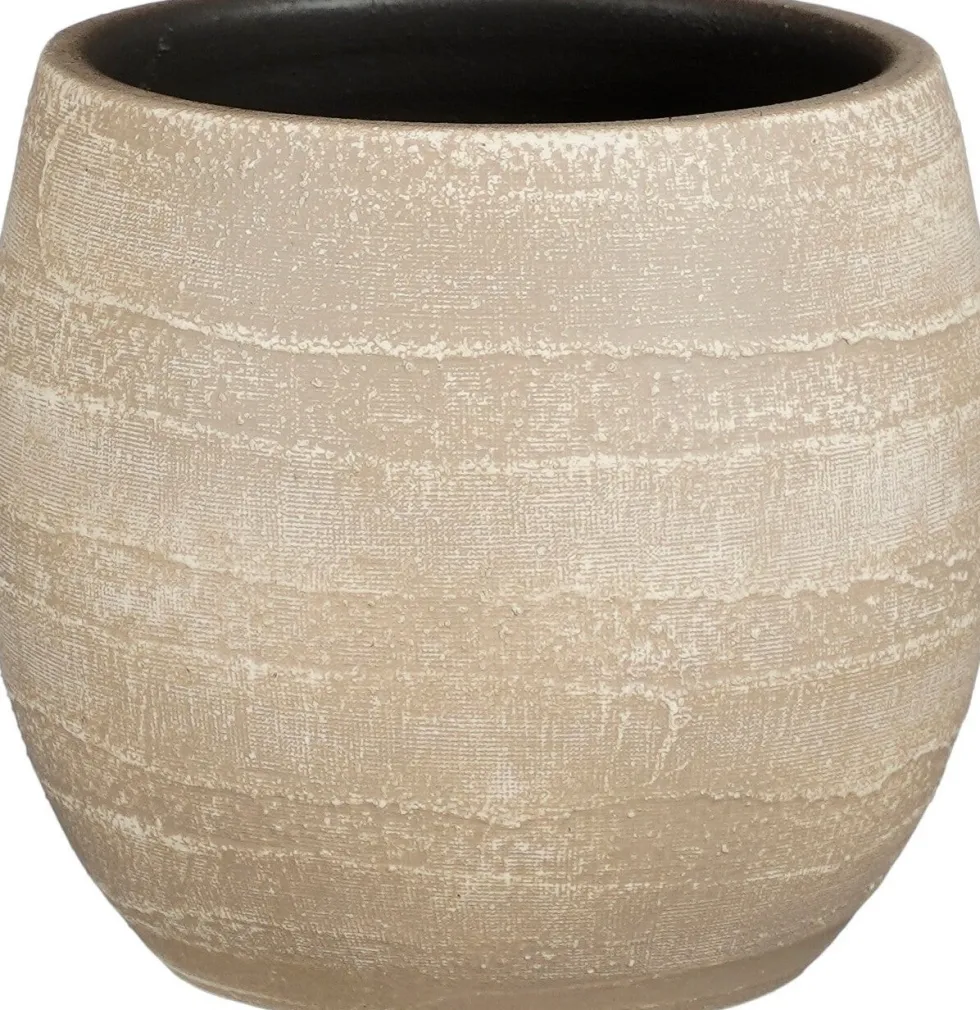 Mica Decorations bloempot Alentejo beige D 19 H 17 cm