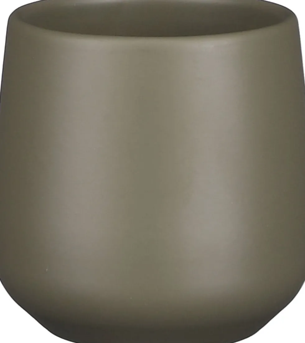 Mica Decorations bloempot Amber groen D 9,5 H 11,5 cm
