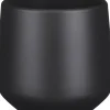 Mica Decorations bloempot Amber donker grijs D 12,5 H 13,5 cm