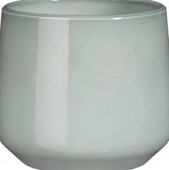 Mica Decorations bloempot Amber grijs D 17 H 15,5 cm