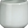 Mica Decorations bloempot Amber grijs D 8 H 7 cm