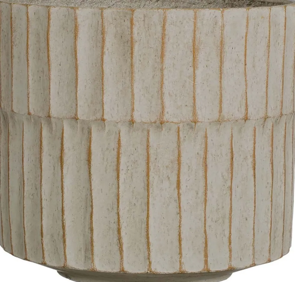 Mica Decorations bloempot Apiro crème D 17,5 H 15 cm