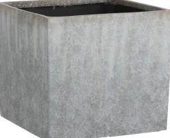 Mica Decorations bloempot Bravo grijs 31 x 31 x 28 cm
