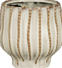 Mica Decorations bloempot Cathy wit D 18 H 17 cm