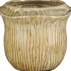 Mica Decorations bloempot Catona beige D 19 H 16 cm