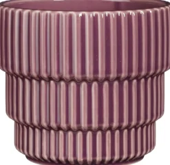 Mica Decorations bloempot Cella paars D 12 H 11 cm