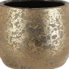 Mica Decorations bloempot Clemente goud D 19,5 H 15,5 cm