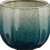 Mica Decorations bloempot Corsica kleurverloop blauw D 21 H 19 cm