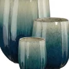 Mica Decorations bloempot Corsica kleurverloop blauw D 55 H 70 cm
