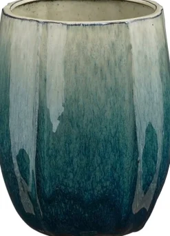 Mica Decorations bloempot Corsica kleurverloop blauw D 55 H 70 cm