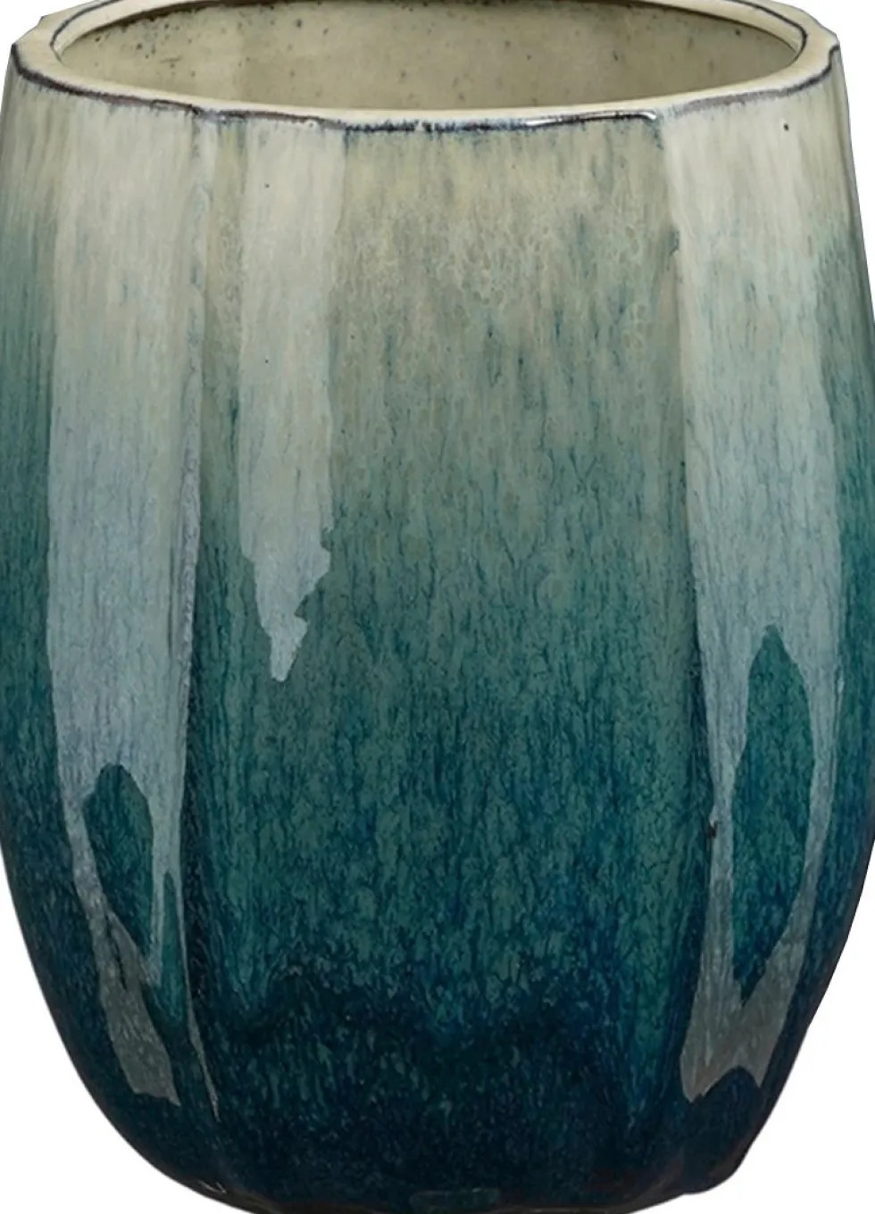 Mica Decorations bloempot Corsica kleurverloop blauw D 55 H 70 cm