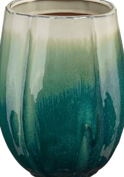 Mica Decorations bloempot Corsica kleurverloop groen D 55 H 70 cm
