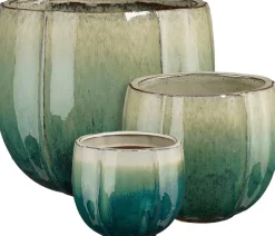 Mica Decorations bloempot Corsica groen D 36 H 34 cm