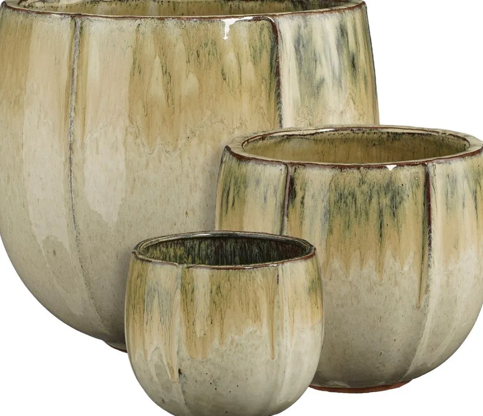 Mica Decorations bloempot Corsica crème D 36 H 34 cm