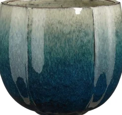 Mica Decorations bloempot Corsica kleurverloop blauw D 36 H 34 cm