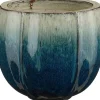 Mica Decorations bloempot Corsica kleurverloop blauw D 29 H 26 cm