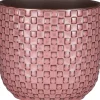 Mica Decorations bloempot Daan roze D 12 H 11 cm
